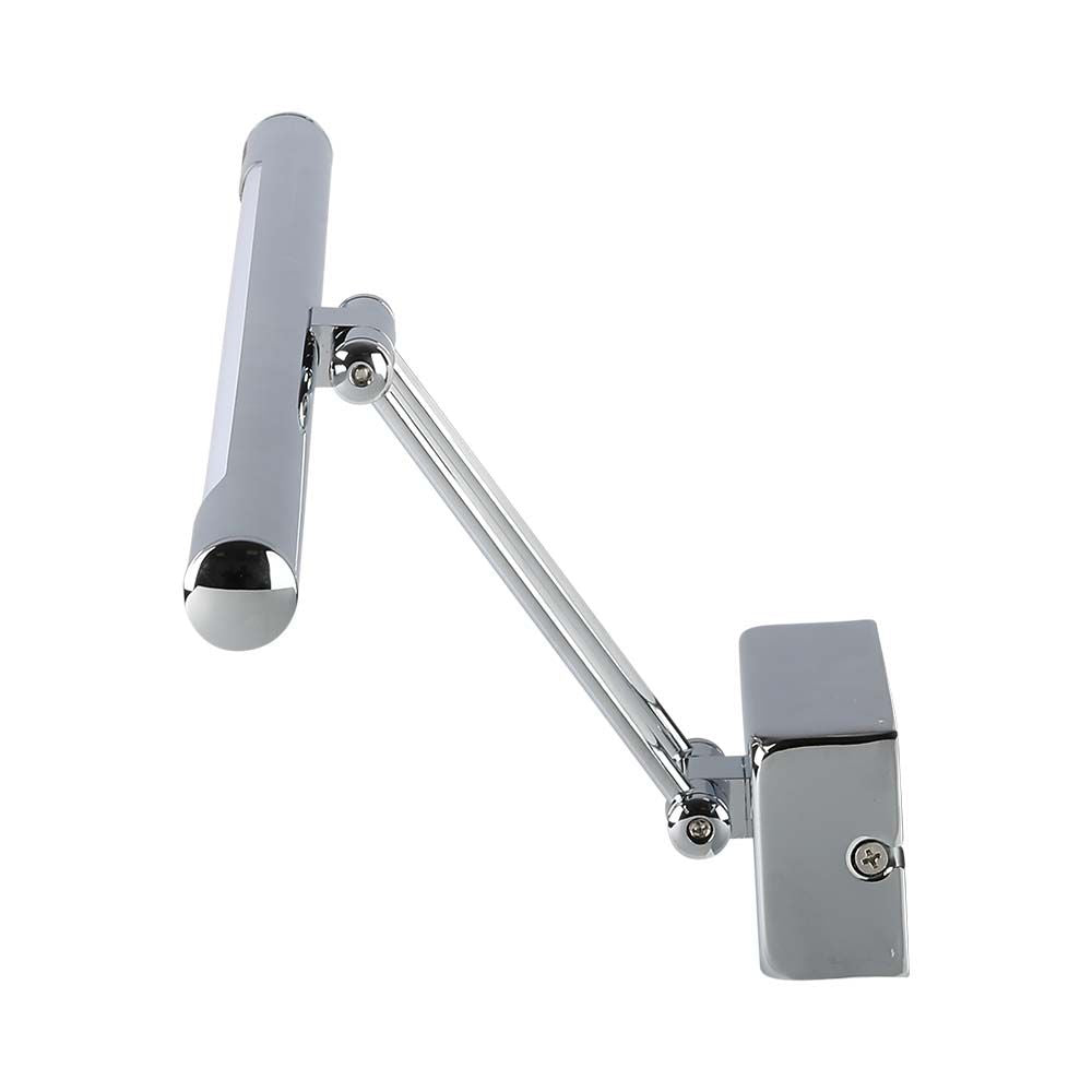 9W Kinkiet LED / Lustra - obrazy / Chrom / Barwa:3000K
