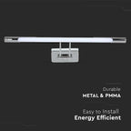 13W Kinkiet LED / Lustra - obrazy / Chrom / Barwa:4000K