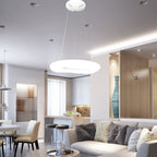 36W Lampa Wisząca / Okrągła / Ściemniana / Biały