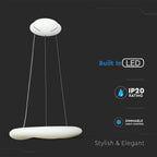36W Lampa Wisząca / Okrągła / Ściemniana / Biały