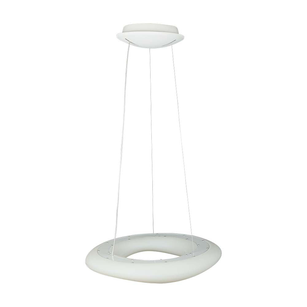 36W Lampa Wisząca / Okrągła / Ściemniana / Biały