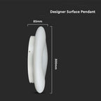 20W Lampa Wisząca / Okrągła / Ściemniana / Biały
