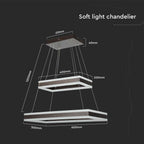 115W Lampa Wisząca / Klosz: Aluminium / Barwa:3000K / Ściemniana / Brązowy