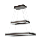 115W Lampa Wisząca / Klosz: Aluminium / Barwa:3000K / Ściemniana / Brązowy