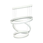 92W Lampa Wisząca / Klosz: Aluminium / Barwa:3000K / Ściemniana / Biały