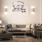 92W Lampa Wisząca / Klosz: Aluminium / Barwa:3000K / Ściemniana / Brązowy