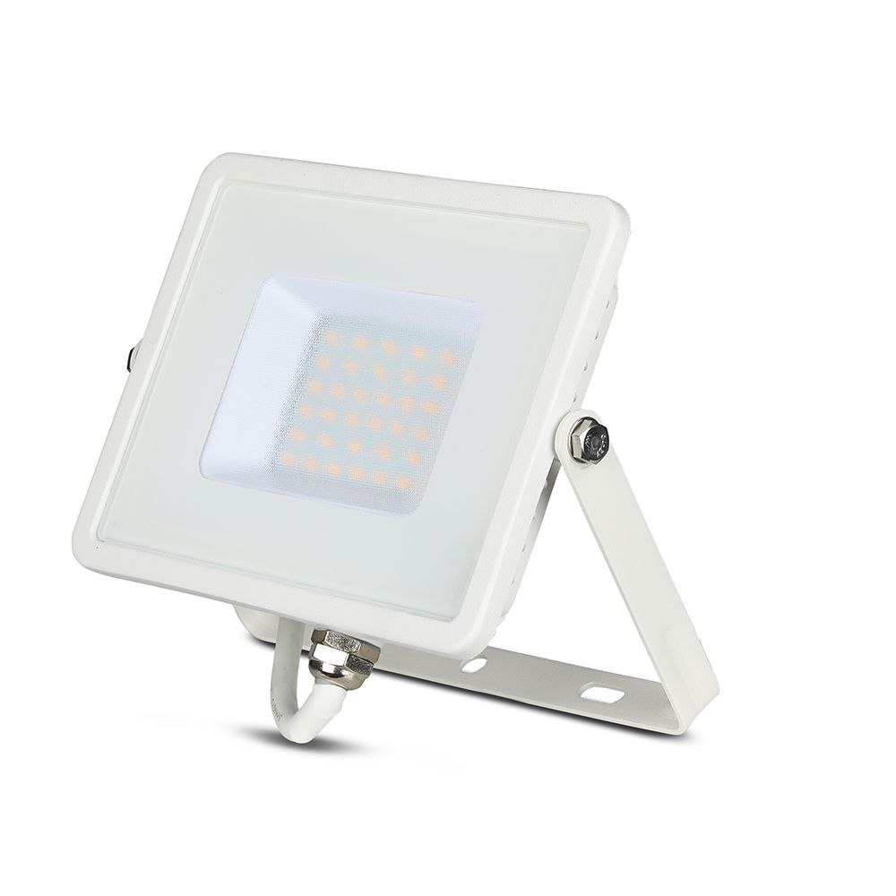 30W Naświetlacz LED SMD / Chip SAMSUNG / Barwa:3000K / Obudowa: Biała