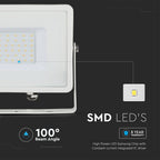 30W Naświetlacz LED SMD / Chip SAMSUNG / Barwa:4000K / Obudowa: Biała