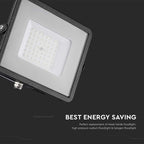 50W Naświetlacz LED SMD / Chip SAMSUNG / Barwa:3000K / Obudowa: Czarna