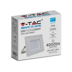 50W Naświetlacz LED SMD / Chip SAMSUNG / Barwa:3000K / Obudowa: Biała