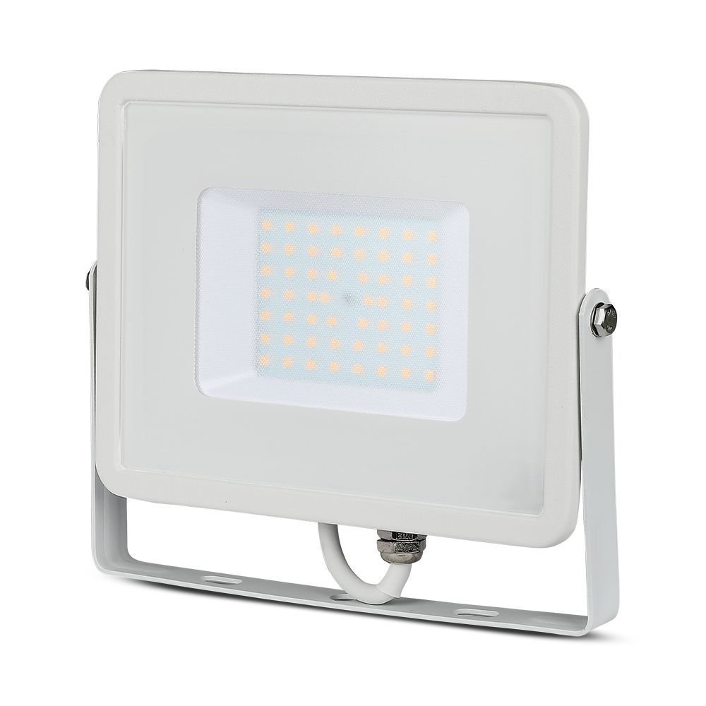 50W Naświetlacz LED SMD / Chip SAMSUNG / Barwa:3000K / Obudowa: Biała