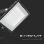 100W Naświetlacz LED SMD / Chip SAMSUNG / Barwa:3000K / Obudowa: Czarna