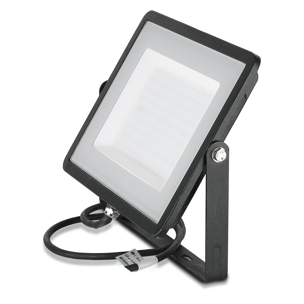 100W Naświetlacz LED SMD / Chip SAMSUNG / Barwa:3000K / Obudowa: Czarna