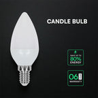 3.7W C35 Żarówka LED / Chip CREE / Barwa:6500K / Trzonek:E14 / 6 Lat gwarancji