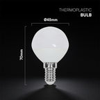 3.7W Żarówka LED P45 / Chip CREE / Barwa:6500K / Trzonek:E14 / 6 Lat gwarancji