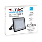 100W Naświetlacz LED SMD / Chip SAMSUNG / Barwa:6500K / Obudowa: Czarna
