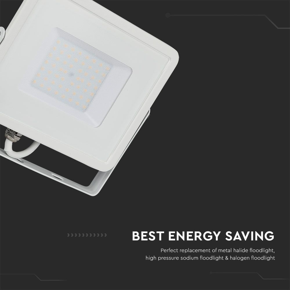 100W Naświetlacz LED SMD / Chip SAMSUNG / Barwa:4000K / Obudowa: Biała