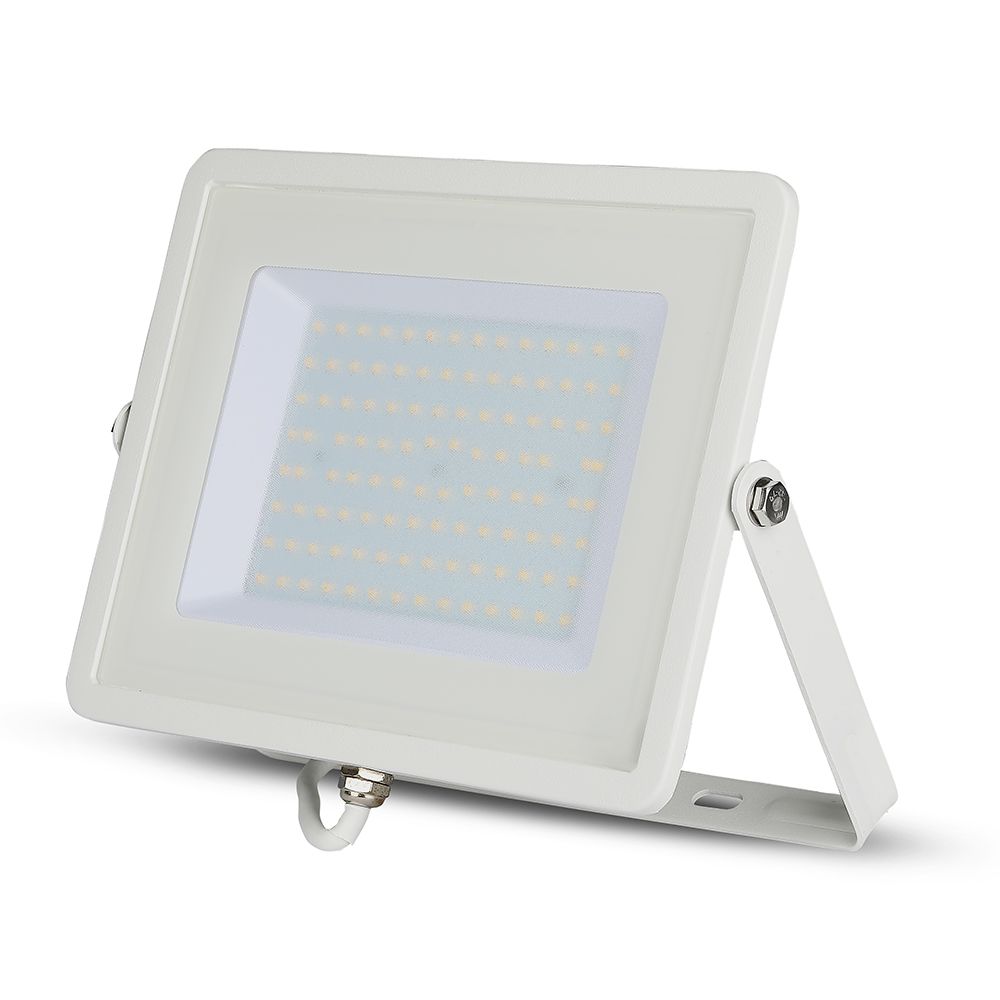 100W Naświetlacz LED SMD / Chip SAMSUNG / Barwa:3000K / Obudowa: Biała