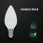 3.7W C35 Żarówka LED / Chip CREE / Barwa:4000K / Trzonek:E14 / 6 Lat gwarancji