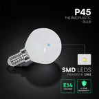 3.7W Żarówka LED P45 / Chip CREE / Barwa:4000K / Trzonek:E14 / 6 Lat gwarancji
