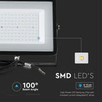 300W Naświetlacz LED SMD / Chip SAMSUNG / Barwa:4000K / Obudowa: Czarna