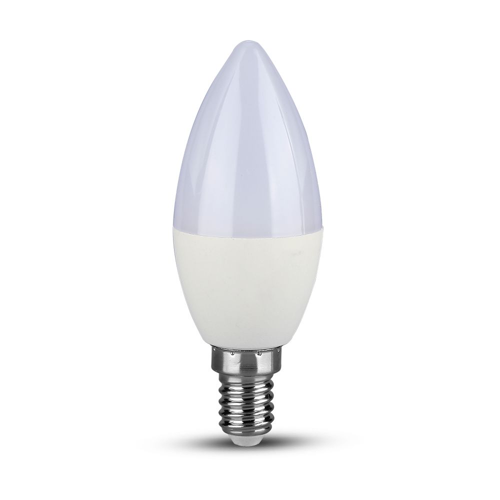 4.5W Żarówka LED C35 / Barwa:6500K / Trzonek: E14