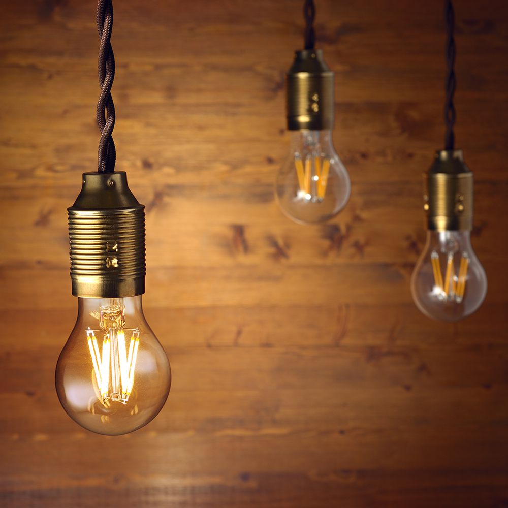 6W A60 Żarówka LED Filament / Klosz Transparentny /Barwa:3000K / Trzonek:E27