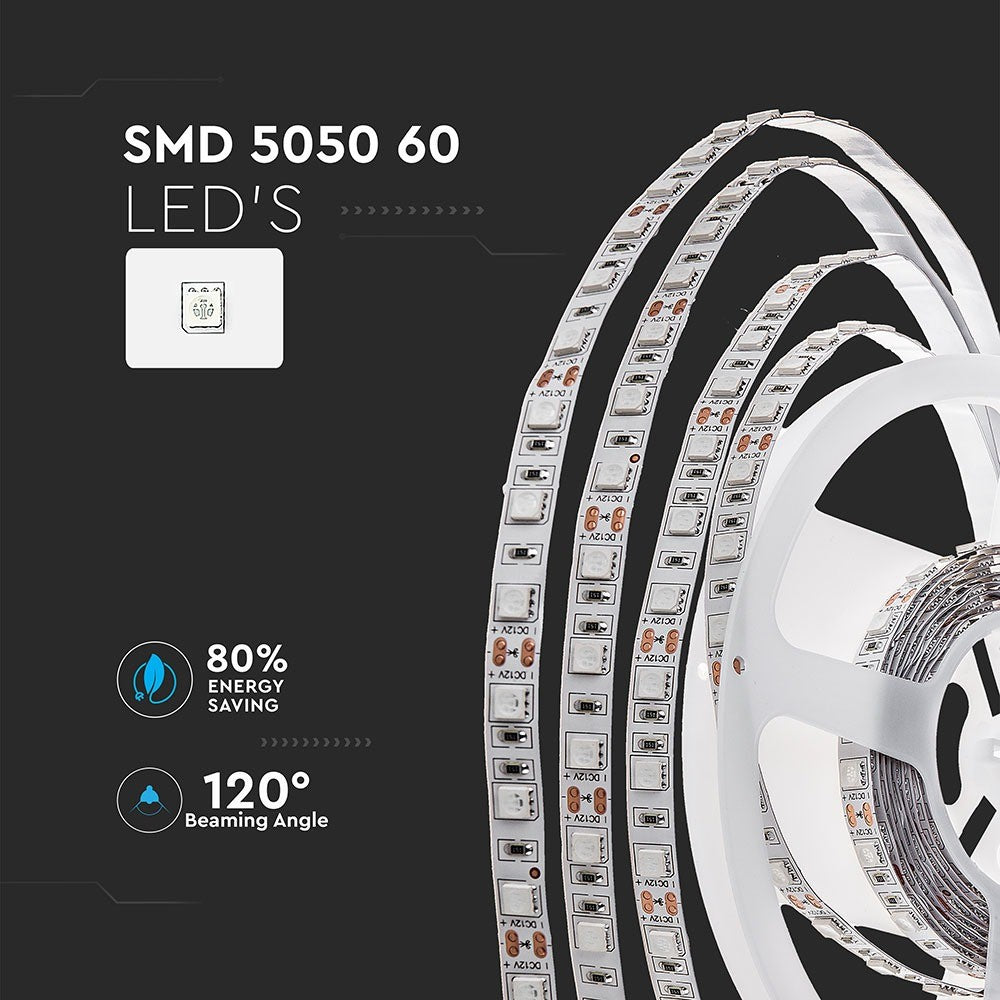 Taśma LED / Barwa: RGB+3000K / IP20 / Rolka:5m