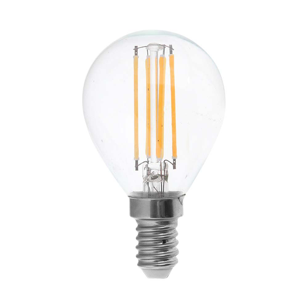 4W P45 Żarówka LED Filament / Klosz Transparentny /Barwa:3000K / Trzonek:E14