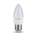 4.5W Żarówka LED C35 / Barwa:3000K / Trzonek: E27