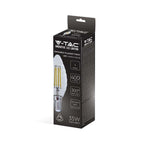 4W Twist C35 Żarówka LED Filament / Barwa:3000K / Ściemniana / Trzonek:E14