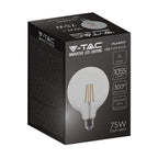 10W G125 Żarówka LED Filament / Klosz Transparentny /Barwa:3000K / Trzonek:E27