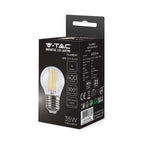 4W G45 Żarówka LED Filament / Klosz Transparentny / Barwa:6500K / Trzonek:E27