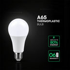 17W A65 Żarówka LED / Chip CREE / Barwa:4000K / Trzonek:E27 / 6 Lat gwarancji
