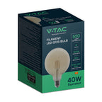 VT-1956 6W LED G125 AMBER COVER FILAMENT BULB 2200K E27