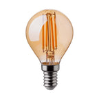 4W P45 Żarówka LED Filament / Klosz Bursztynowy / Barwa:2200K / Trzonek:E14