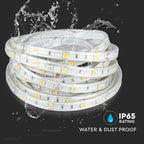 4.8W Taśma LED / Barwa:6000K / IP65 / Rolka:5m