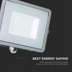 50W Naświetlacz LED SMD / Chip SAMSUNG / Barwa:4000K / Obudowa: Szara