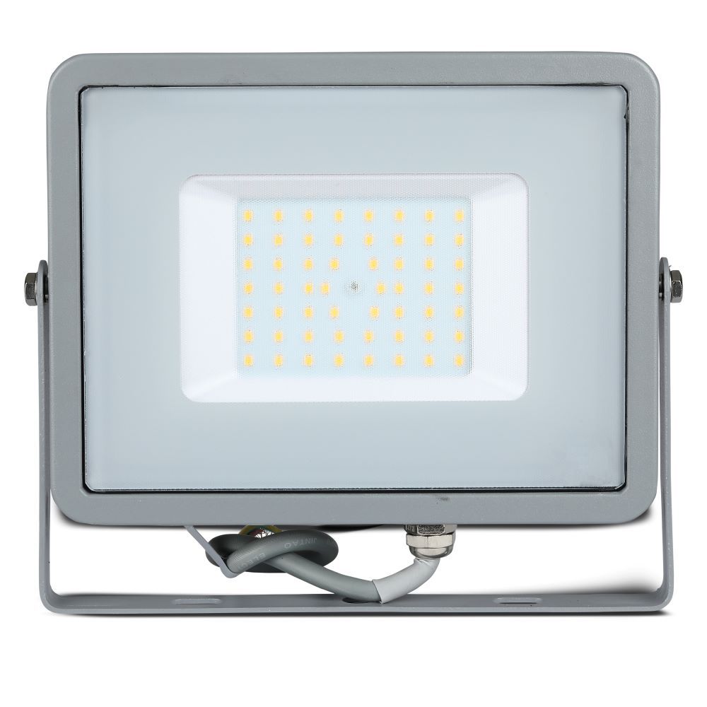 50W Naświetlacz LED SMD / Chip SAMSUNG / Barwa:4000K / Obudowa: Szara