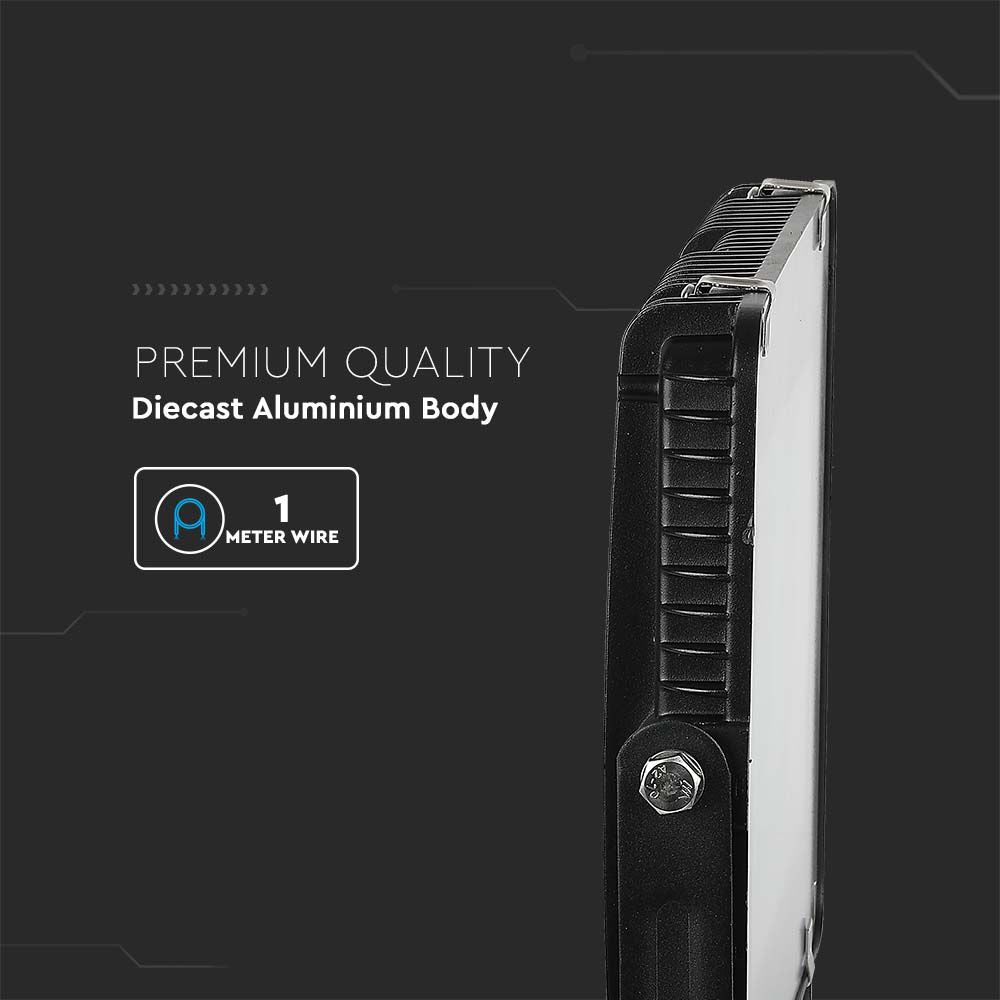 150W Naświetlacz LED SMD / Chip SAMSUNG / Barwa:6500K / Obudowa: Czarna