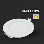 6W Panel LED / Barwa:4000K / Okrągła