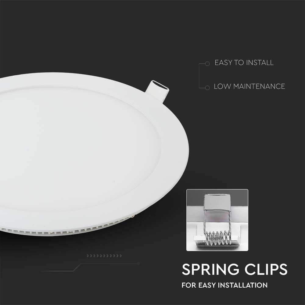 18W Panel LED / Barwa:2700K / Okrągła