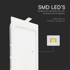 6W Panel LED / Barwa:4000K / Kwadratowa