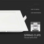6W Panel LED / Barwa:4000K / Kwadratowa