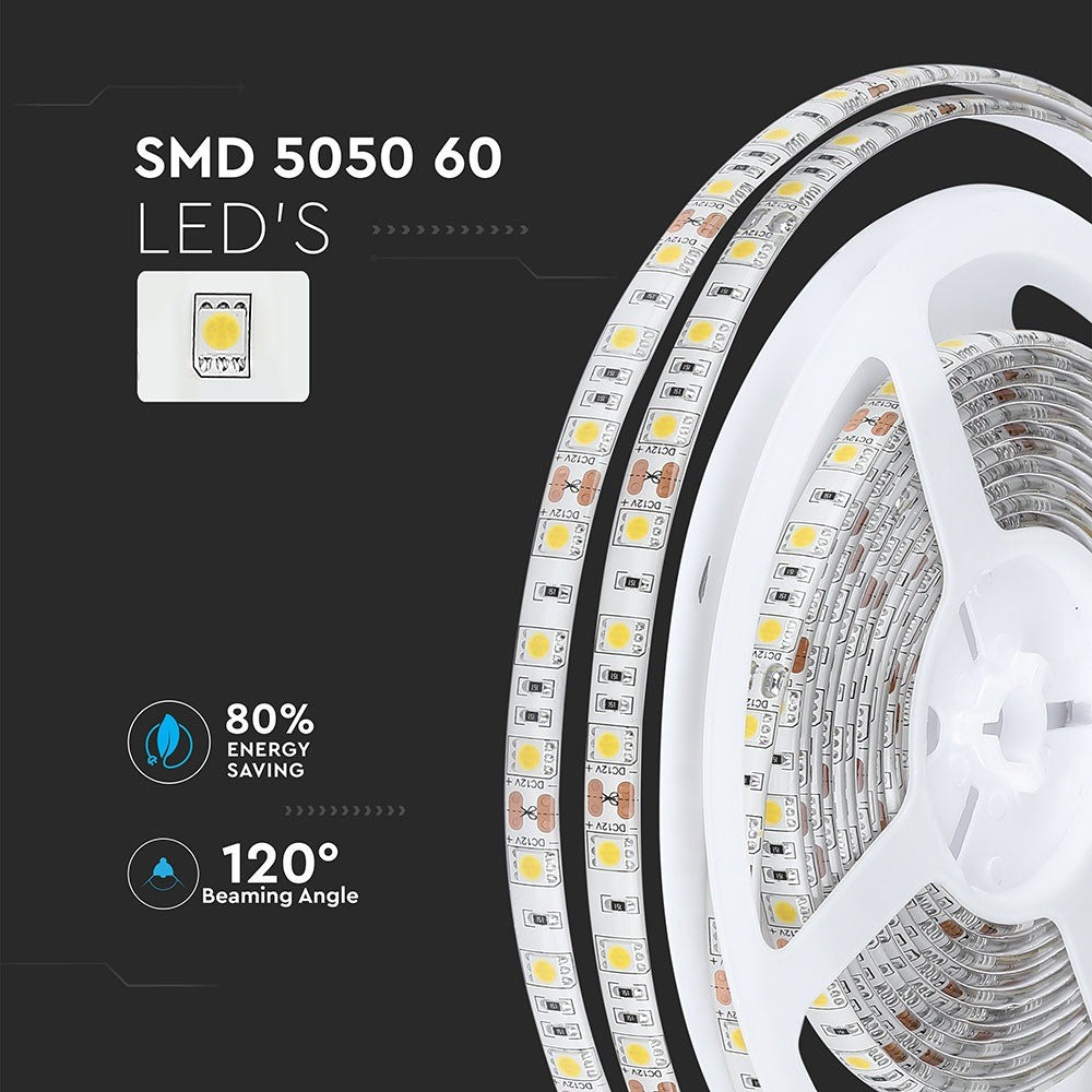 10.8W Taśma LED / Barwa: RGB / IP65 / Rolka:5m