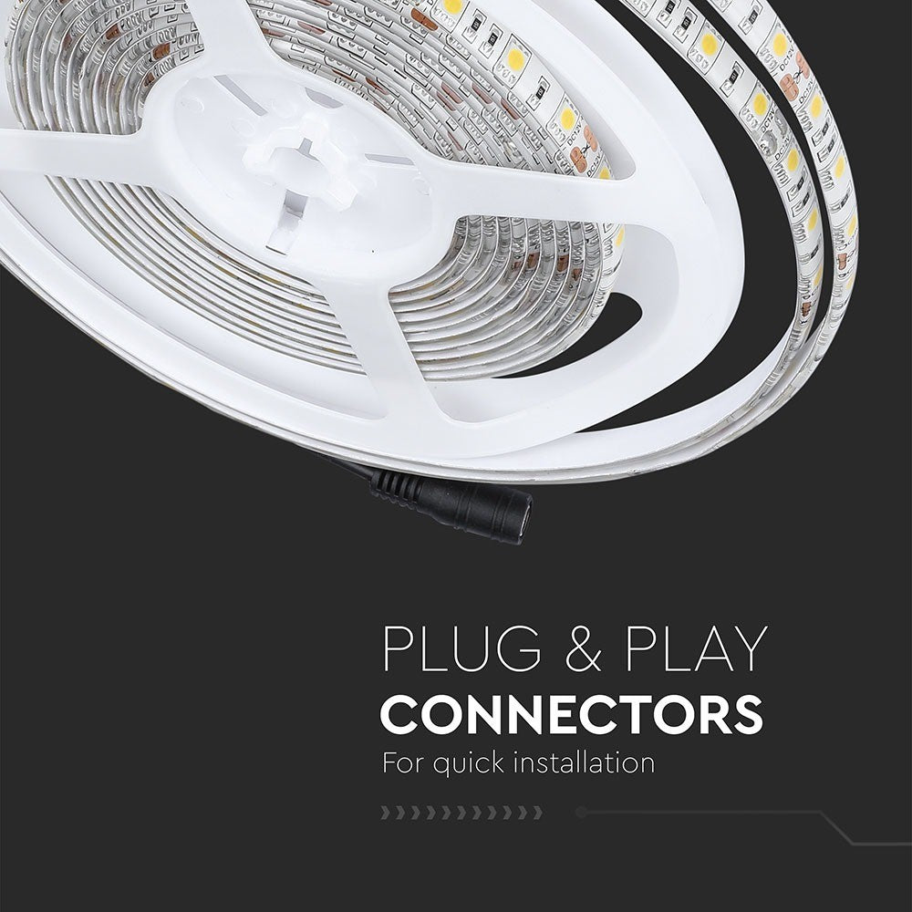 10.8W Taśma LED / Barwa:4500K / IP65 / Rolka:5m