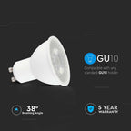 4.5W GU10 Żarówka LED / Chip SAMSUNG / Barwa:6400K / Trzonek: GU10