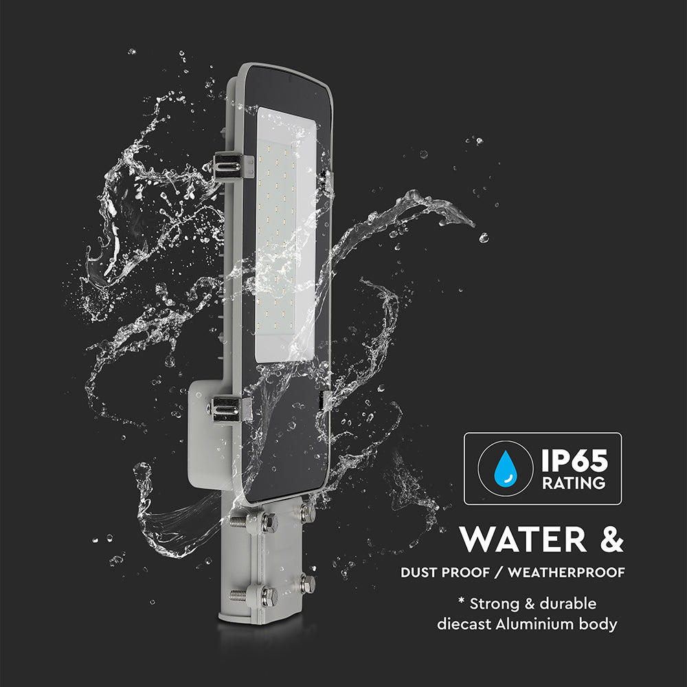 30W Lampa uliczna LED / Chip SAMSUNG / Barwa:4000K / Obudowa: Szara