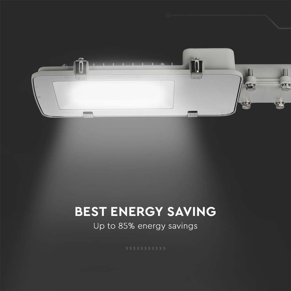 30W Lampa uliczna LED / Chip SAMSUNG / Barwa:6500K / Obudowa: Szara