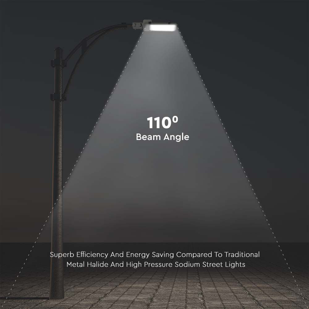 50W Lampa uliczna LED / Chip SAMSUNG / Barwa:4000K / Obudowa: Szara